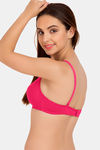 Tweens Padded Non-Wired Full Coverage T-Shirt Bra - Dark Pink — thumbnail 4